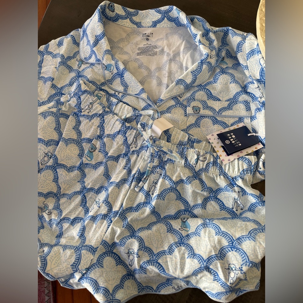 Roller Rabbit x Target Geo Trellis Animal Short Pajama Set